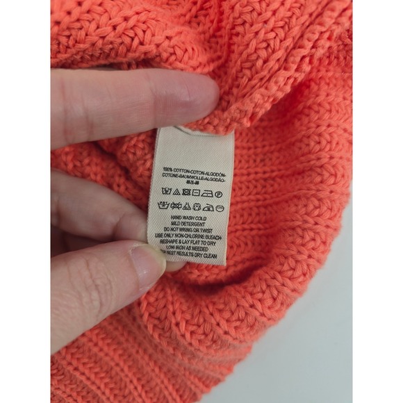 Free People Coral Knit V Neck Bell Sleeve Cropped Sweater Size Small - Picture 5 of 6